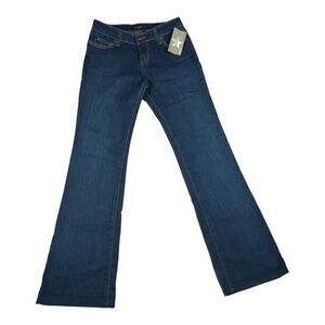 Blujeanious Women's Embroidered‎ Flare Jeans Blue Size 26 Denim Casual